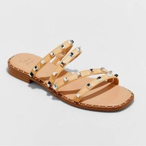 a new day Women's Hollis Embellished Slide Sandals